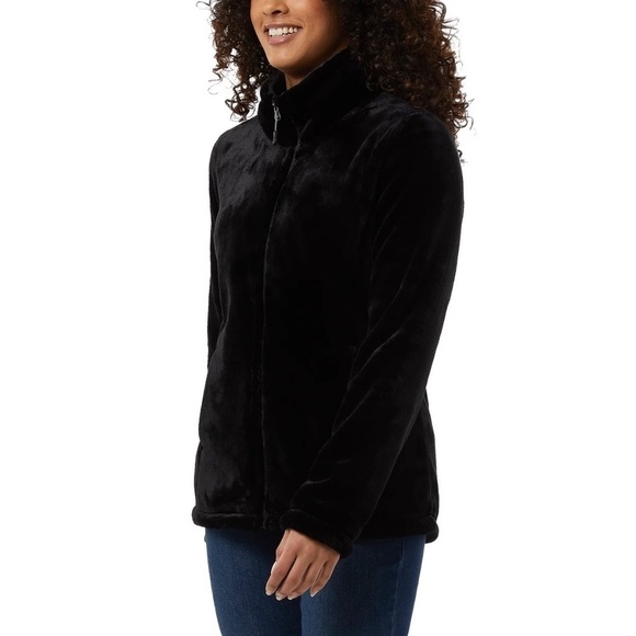 32 Degrees Ladies' Plush Jacket, Black, Super Soft, Small NWT - Picture 2 of 16
